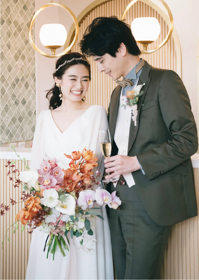 結婚式の写真