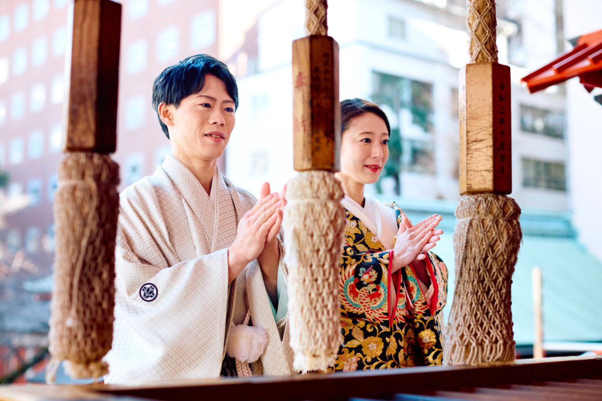 花園神社ロケーション撮影♪