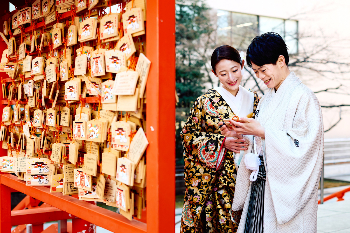 花園神社ロケーション撮影♪